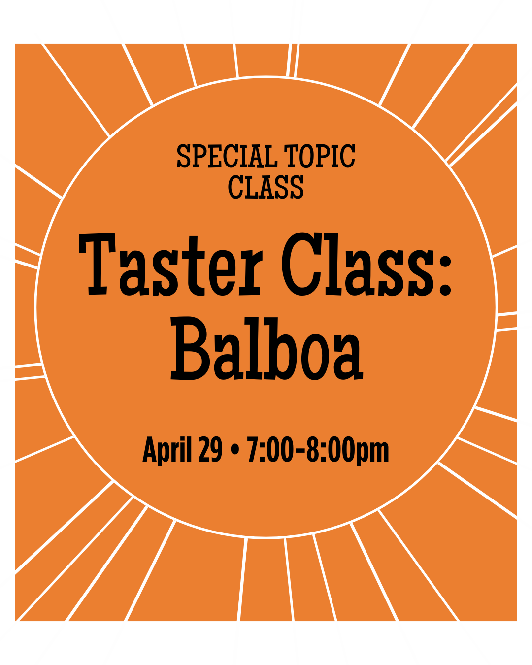 Taster Class: Balboa