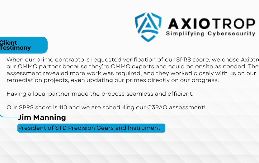 Client Testimonial - Jim Manning