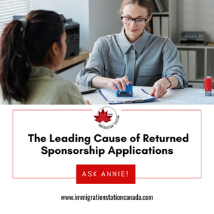 The Leading Cause of Returned Sponsorship Applications