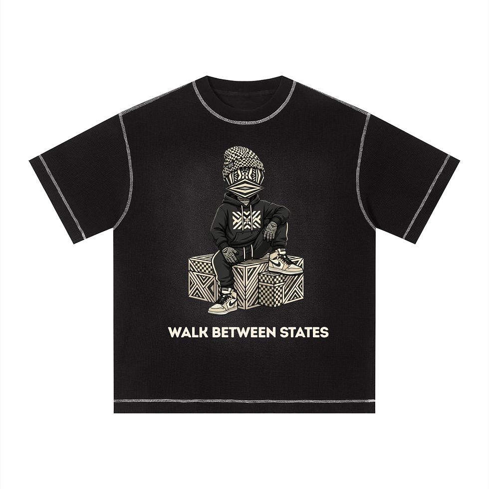 Astral Think-Walker Unisex Sunfade Waffle T-Shirt
