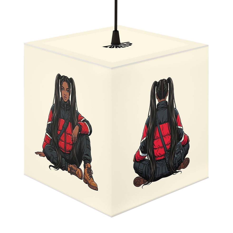 Zenchi Harlem Tag Cube Lamp