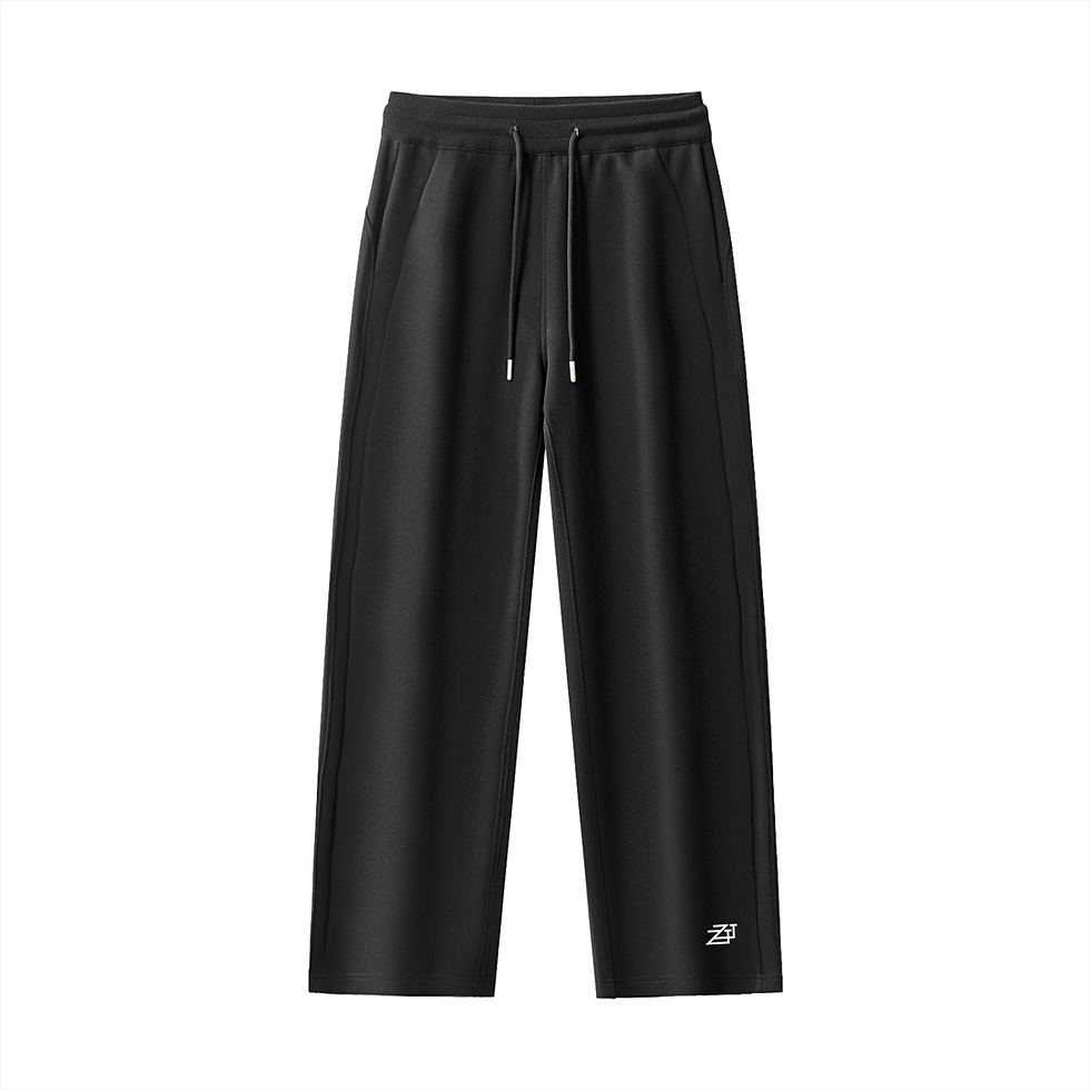 ZT Essential Drawstring Straight-Leg Sweatpants 
