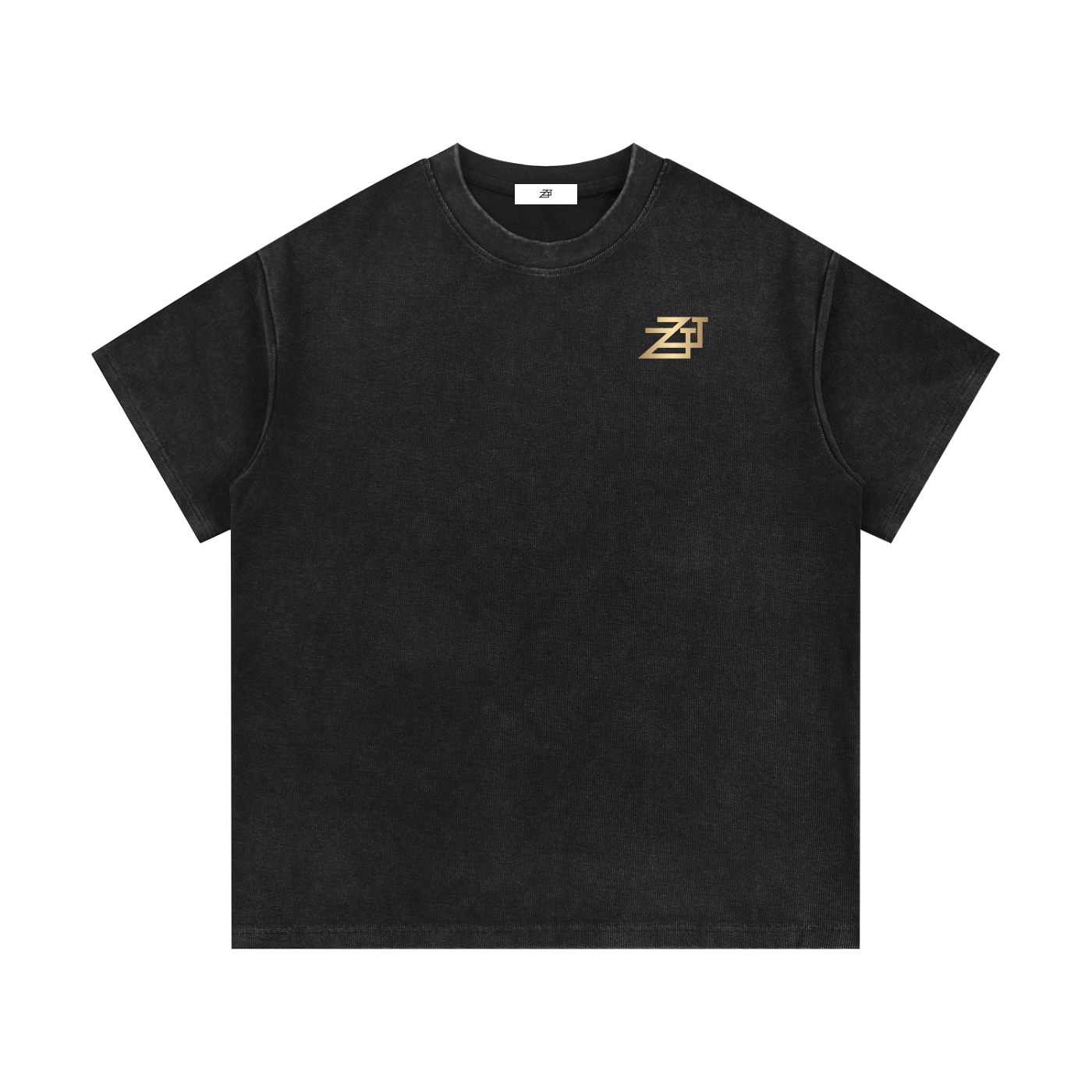 ZT Gold Nuggets Wash Waffle Knit T-Shirt