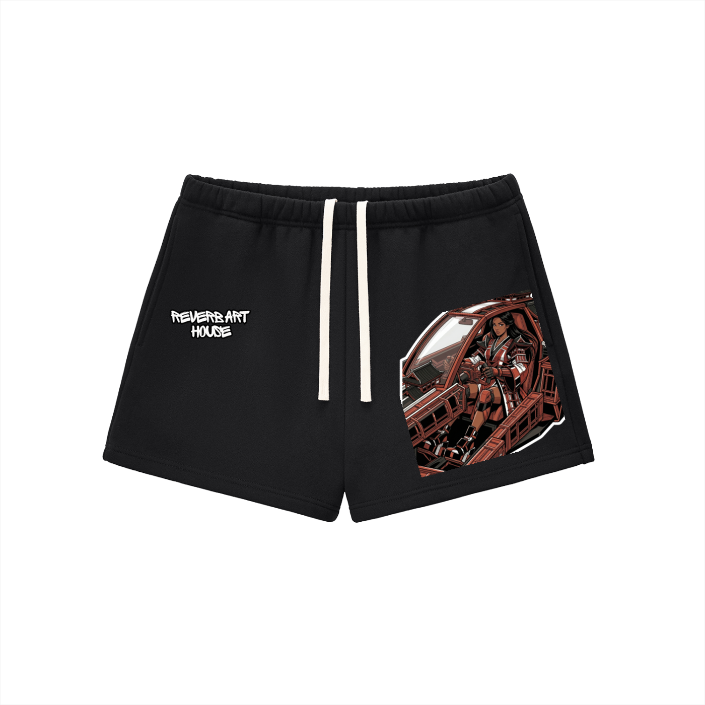 Zenchi RAH Fleece Drawstring Sweatshorts