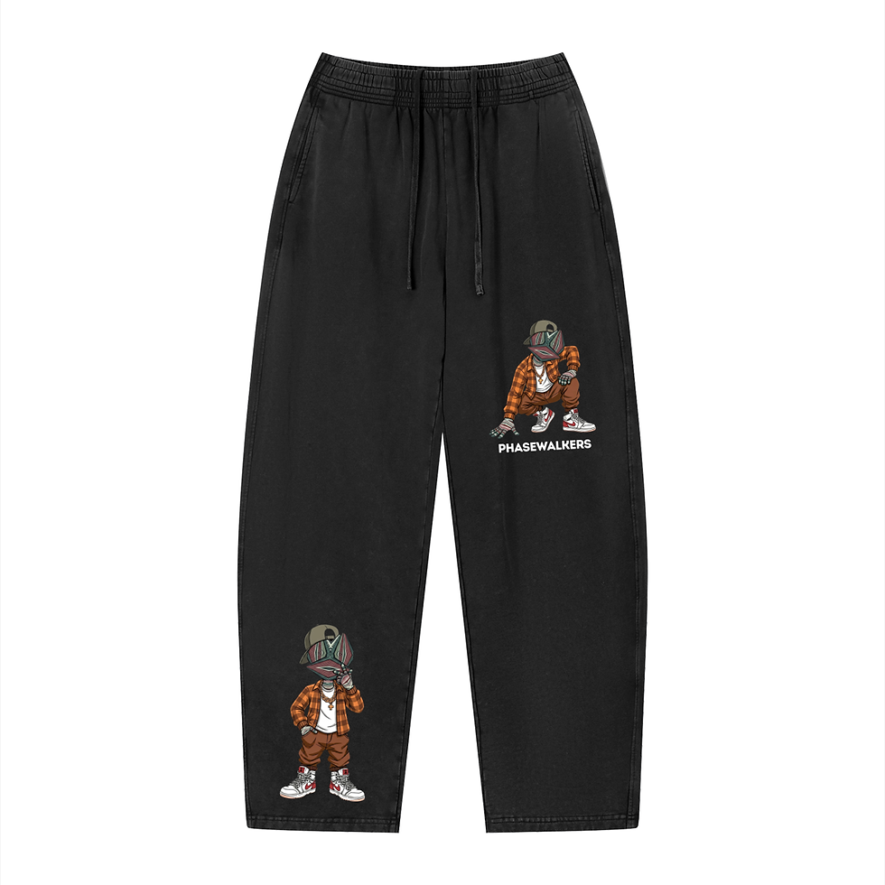 Plaid Chad Walker Unisex Vintage Wash Sweatpants