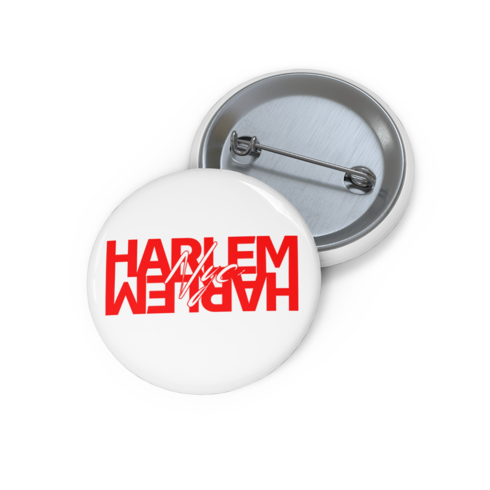 Red 'Harlem' Mirrored Pin