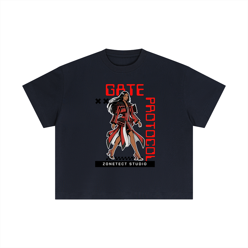 Zenchi Gate Protocol Essential Cotton Boxy T-Shirt