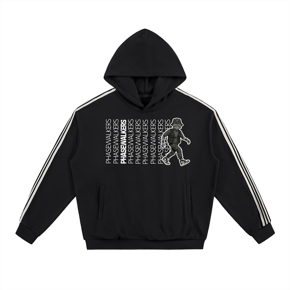 Mr Walker Side Stripe Drop-Shoulder Hoodie