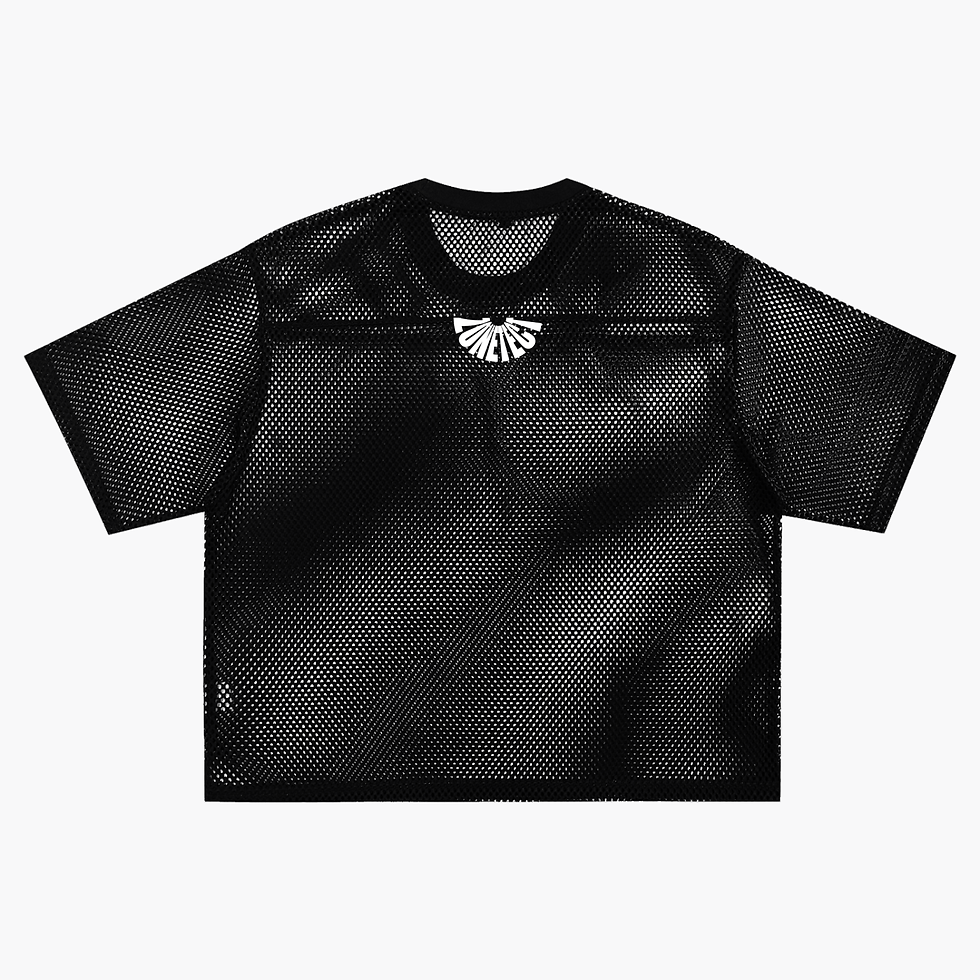 Zonetect Mesh See-through Boxy Net T-Shirt