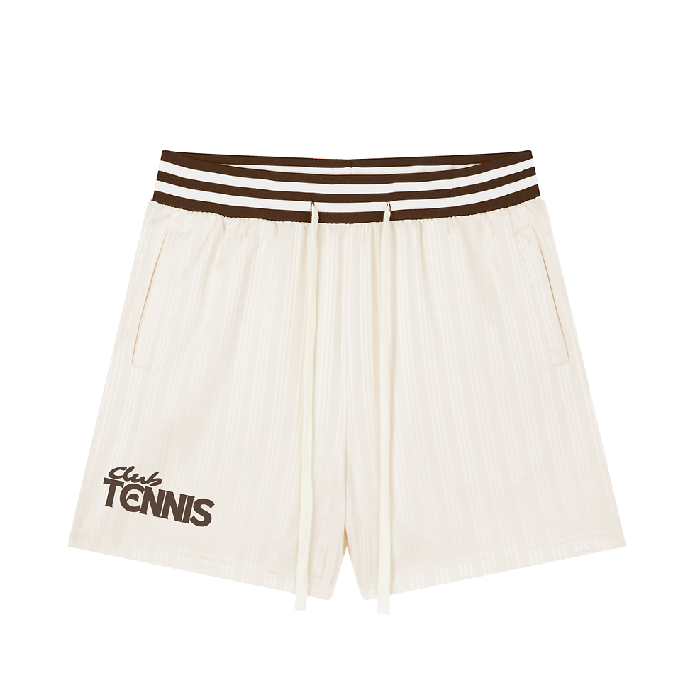 Zenchi TC Unisex Striped Drawstring Shorts
