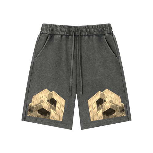 ZT Gold Nuggets Wash Waffle Knit Shorts | ZONETECT