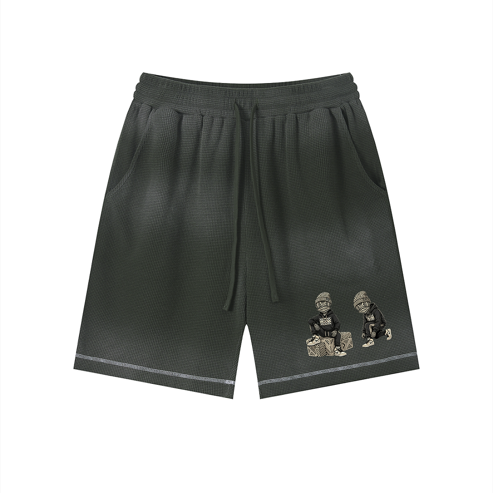 Astral Think-Walker Unisex Waffle Hem Shorts
