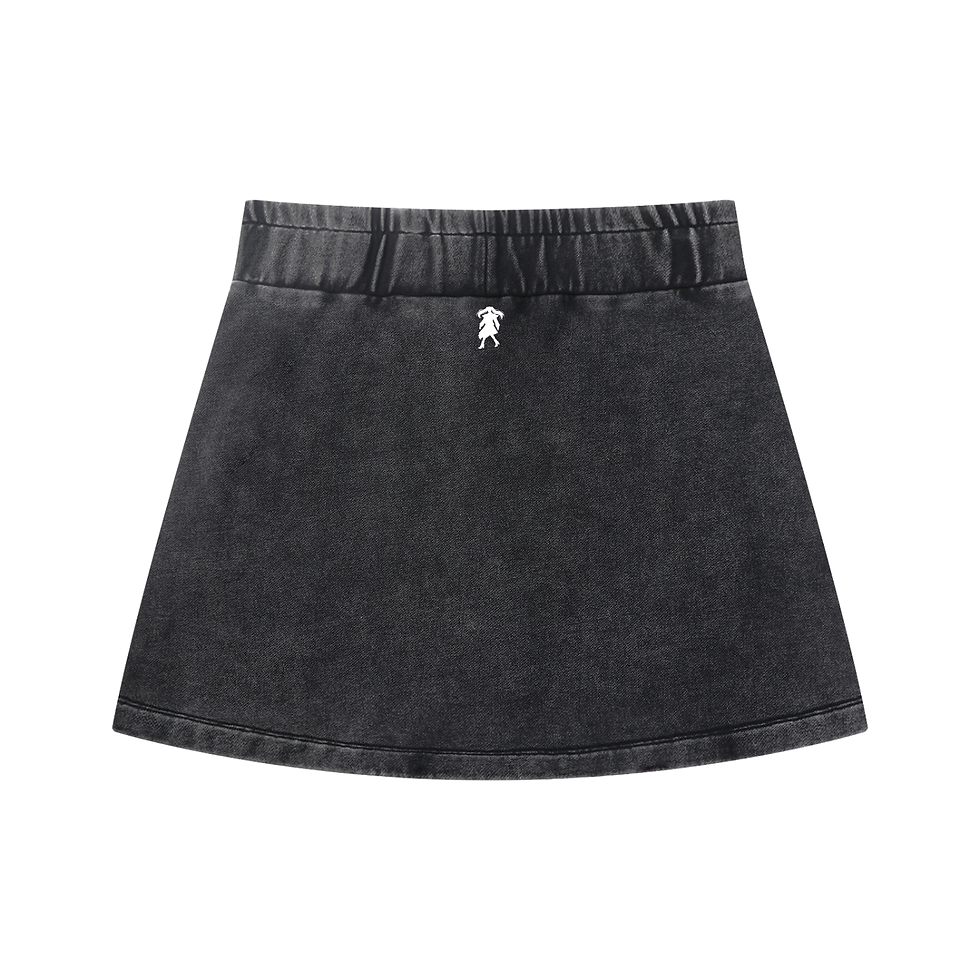 Zenchi Mineral Wash Mini Skirt