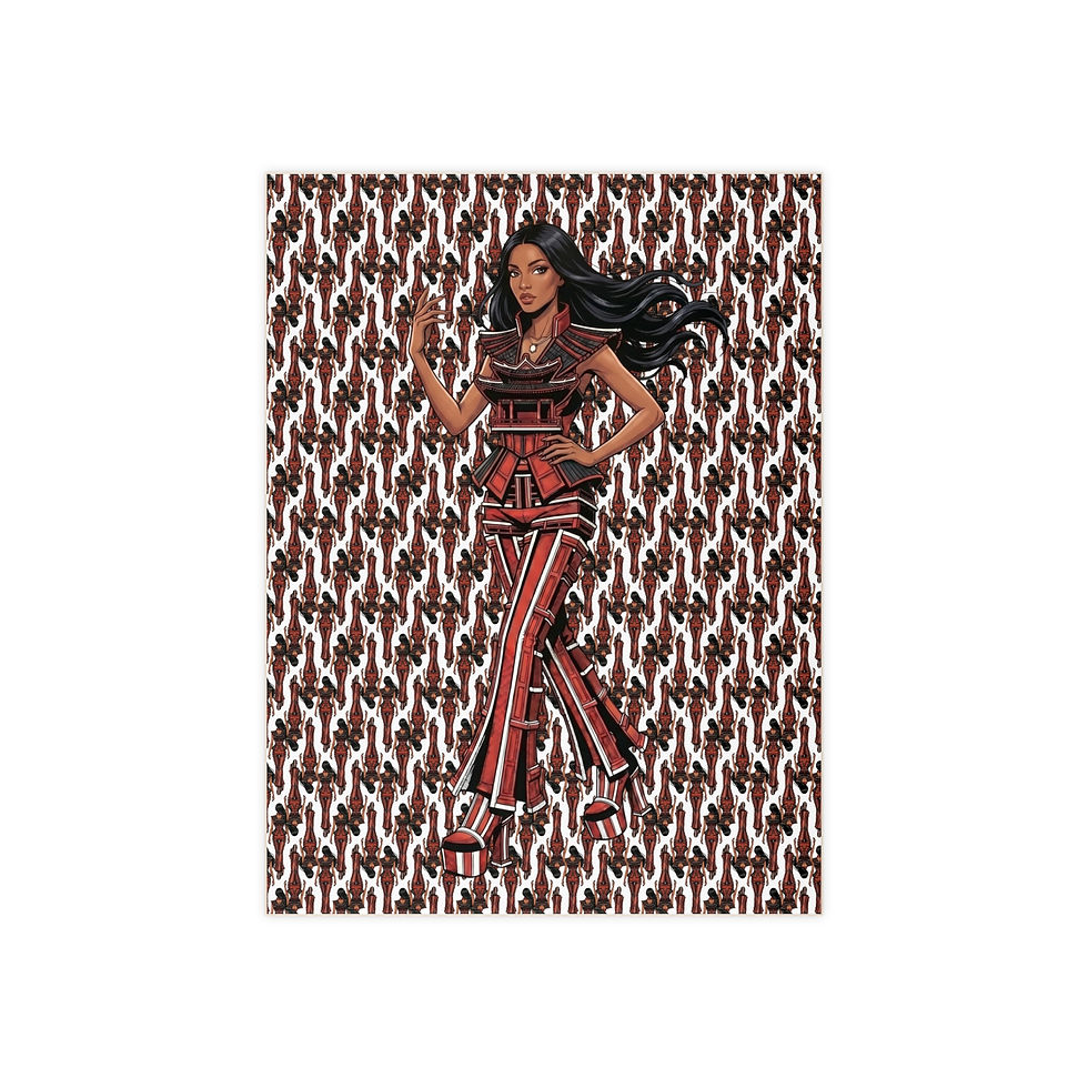 Zenchi Met Gala-Style Architectural Couture Ceramic Tile