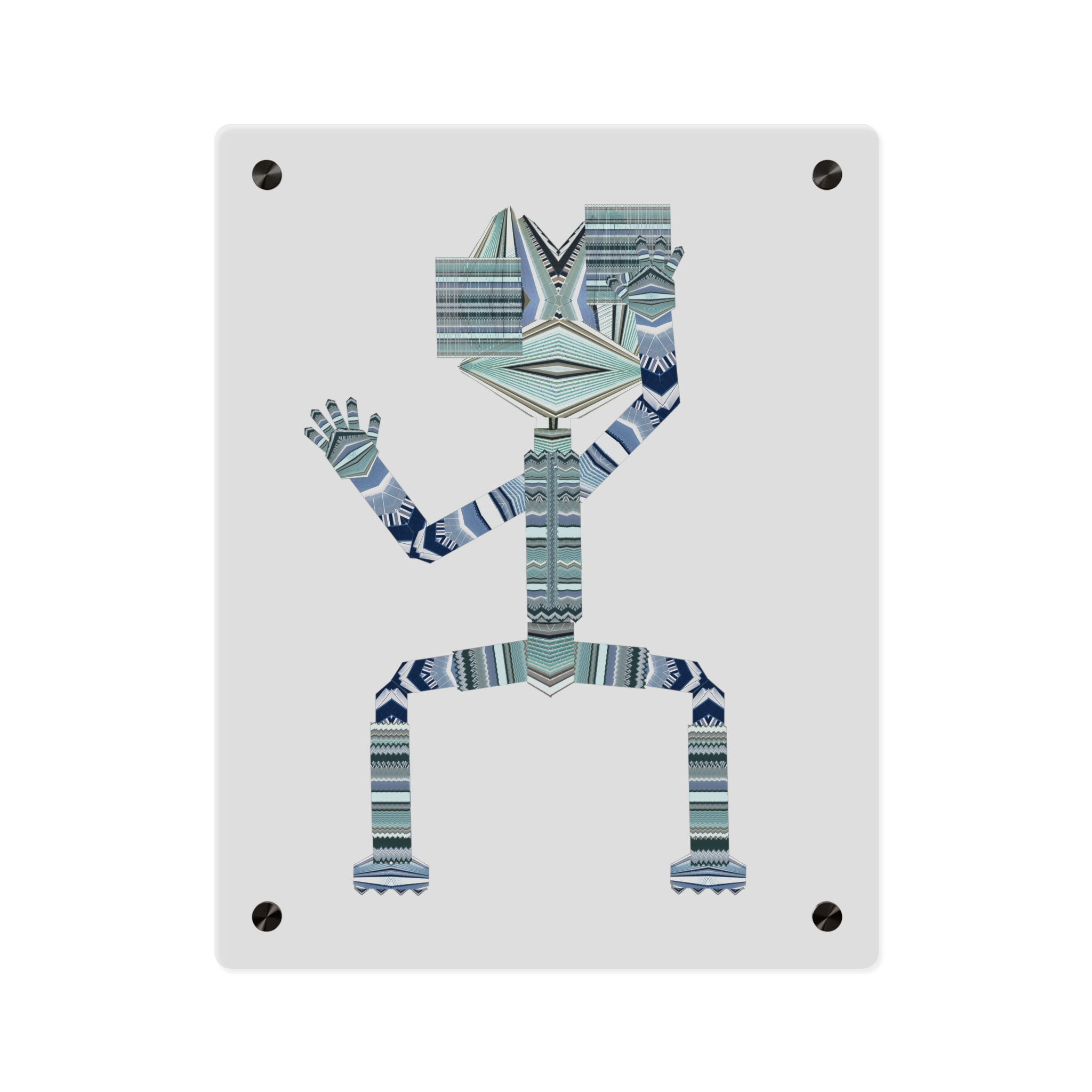 High-Tech Ai Walker Acrylic Wall Art
