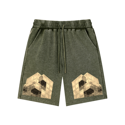 ZT Gold Nuggets Wash Waffle Knit Shorts | ZONETECT