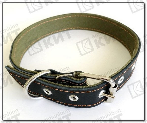 Миниатюра: Ошейник однослойный, натуральная кожа