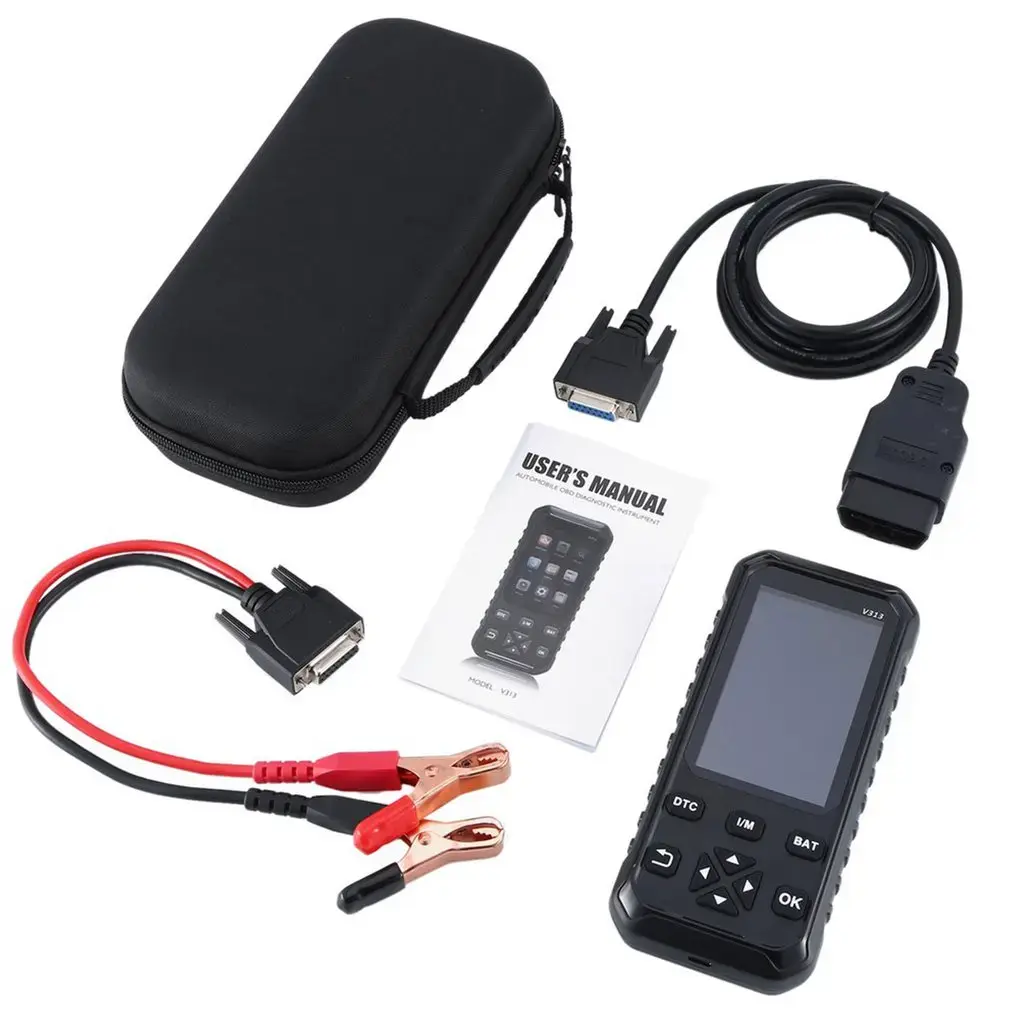 V313 Pro Series | Integrated OBD2 Scanner & 12V Battery Tester