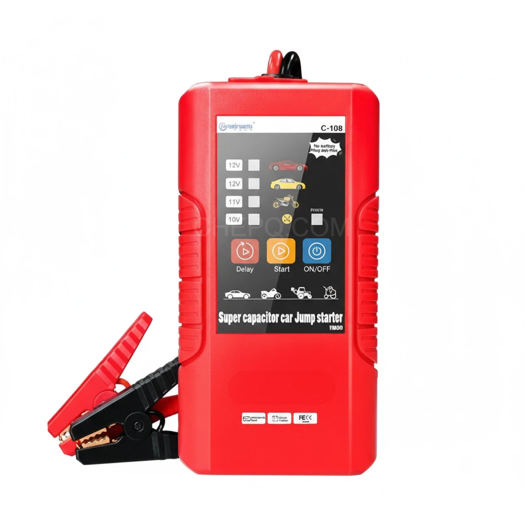 C-108 Supercapacitor Emergency Starter – 1000A Peak, Ultra-Fast Charging | CHEPQ