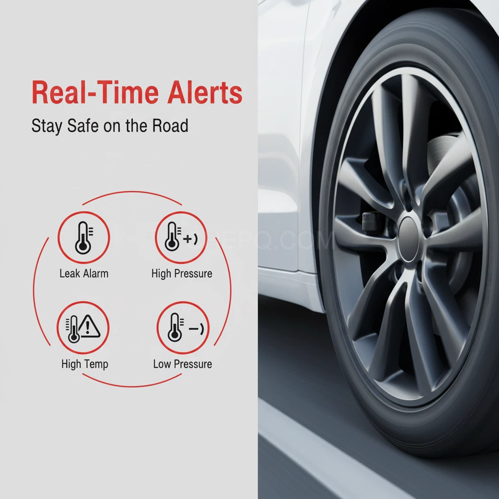 V101B Wireless Tire Pressure Sensor | Bluetooth TPMS for iOS & Android