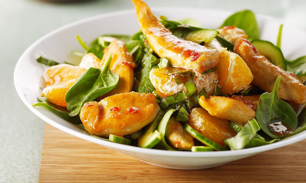 Salade de poulet ensoleillé