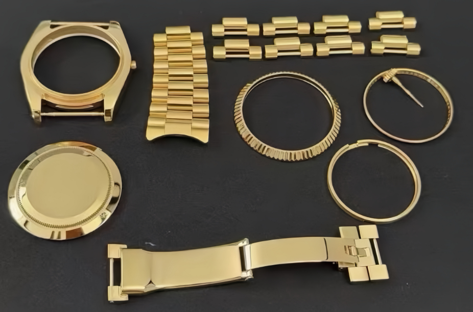 Super Clone Day-Date 40mm case and bracelet components | CBD Watch Factory