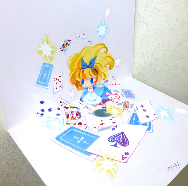 Alice in Trick Art