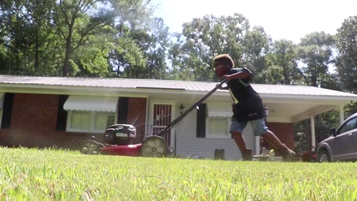 Feel Good News: 12-Year-Old Cuts Grass to Save Money For College!