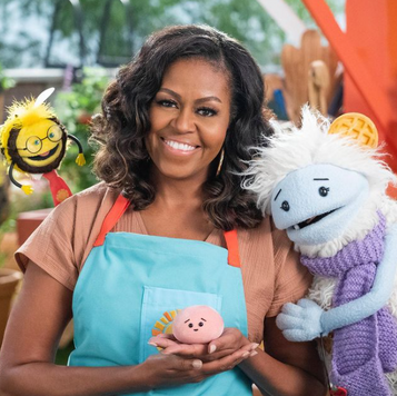 Michelle Obama Teams Up with Netflix to Bring Kid Friendly Healthy Eating Show "Waffles and Mochi".