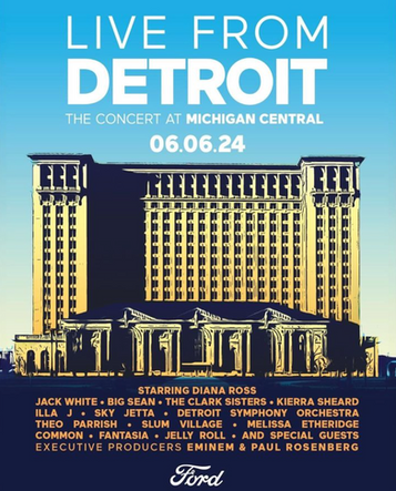 'LIVE FROM DETROIT: THE CONCERT AT MICHIGAN CENTRAL' Diana Ross, The Clark Sisters and the Detroit Symphony Orchestra Lead ALL-STAR LINEUP to Celebrate the Reopening of The Historic Michigan Central!