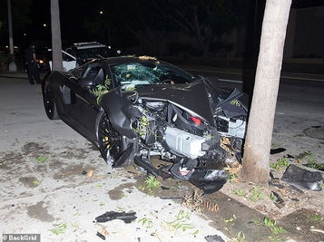 BET's Terrence J.'s Sports Car Found Wrapped Around a Tree with NO Driver in Sight!