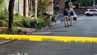 Body of a Man Found in a Bag on a Brooklyn Sidewalk. Death Being Investigated as a Homicide.