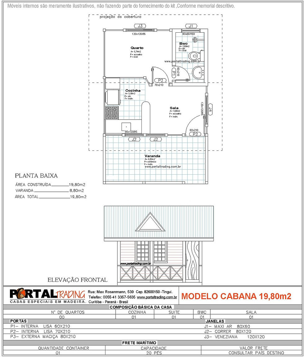 CABANA 19,80m2