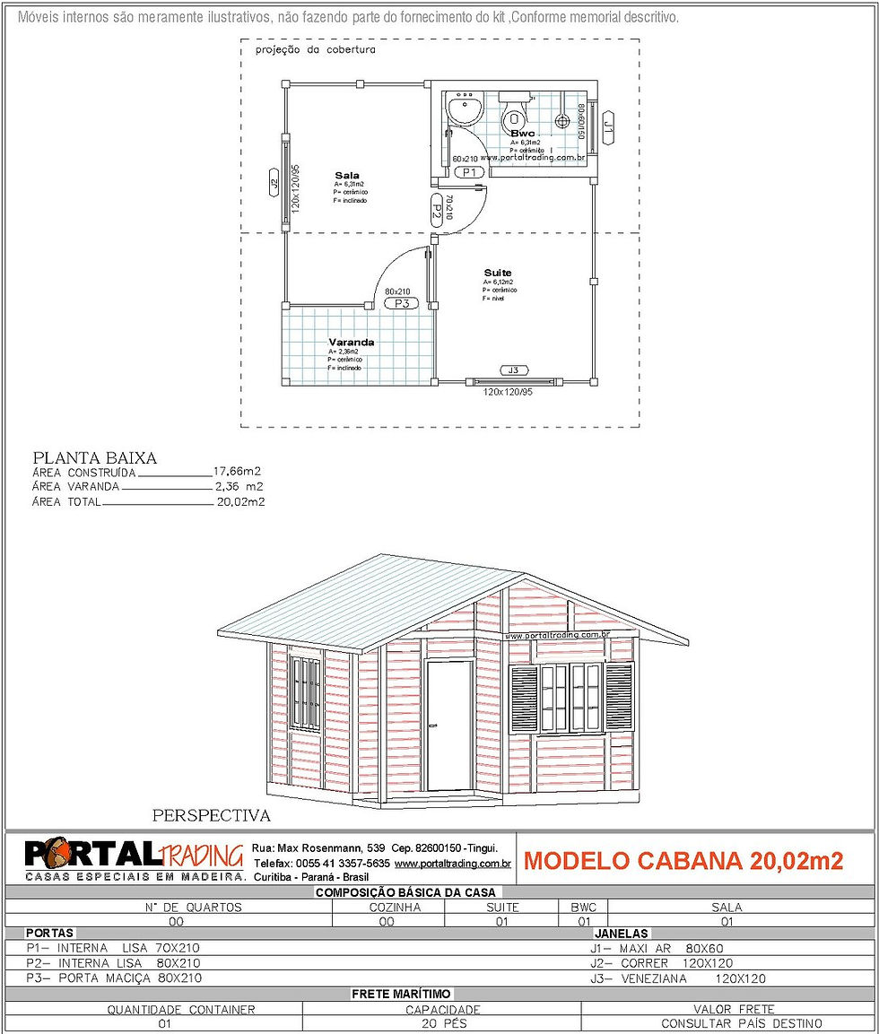 CABANA 20,02m2