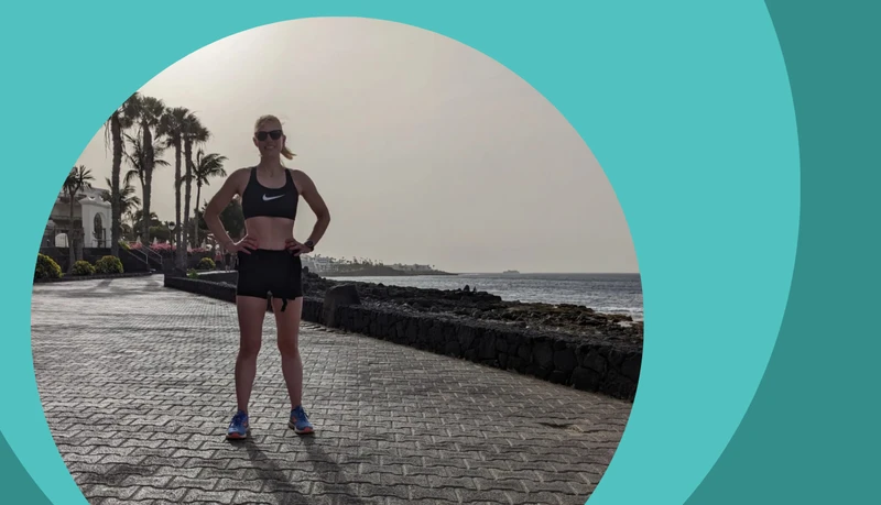This girl runs