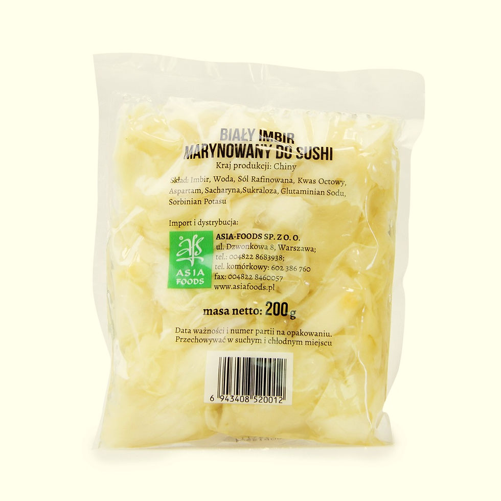 BIALY IMBIR MARYNOWANY 200G