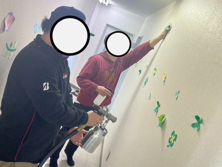 消毒作業と感染症対策を実施しました