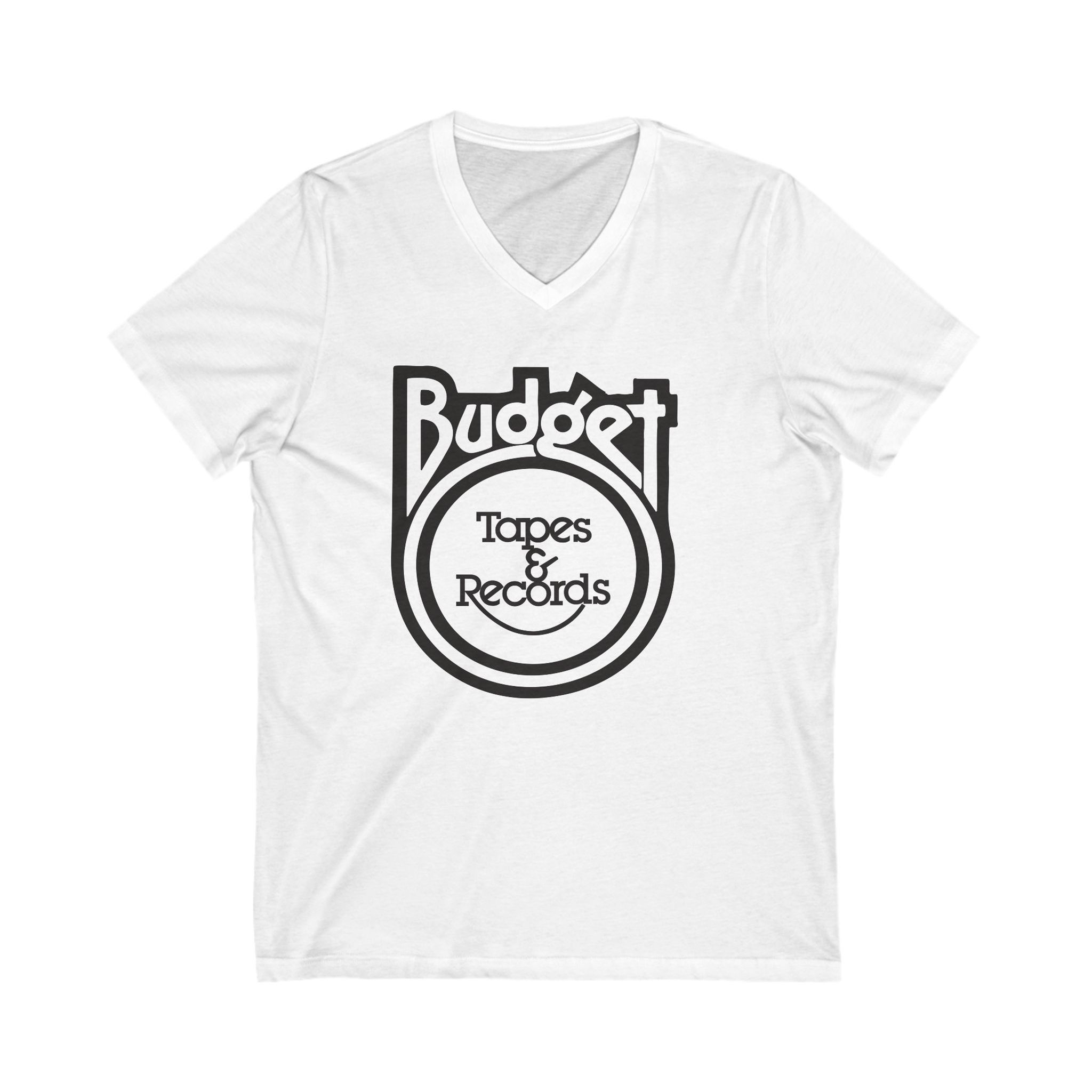 Budget Tapes and Records Unisex V-Neck Tee
