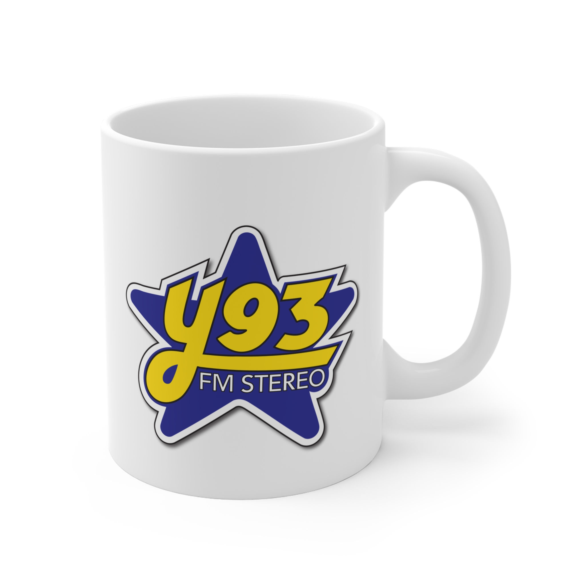 Y-93 fm STEREO Ceramic Mug