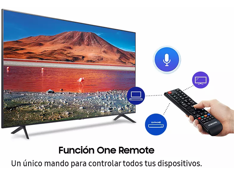 Tv Led 55 Samsung Crystal Uhd 55tu7125 Smart Tv 4k Real Y Hdr10 Compatibl Outlet Mediamarkt