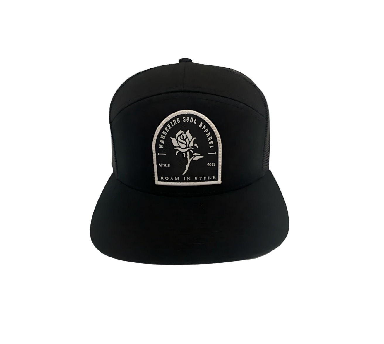 BLACK ICE ROSE HAT