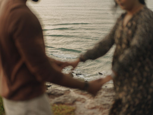 Romantic couple engagement shoot in Goa India — candid photography by Studio Tangerine