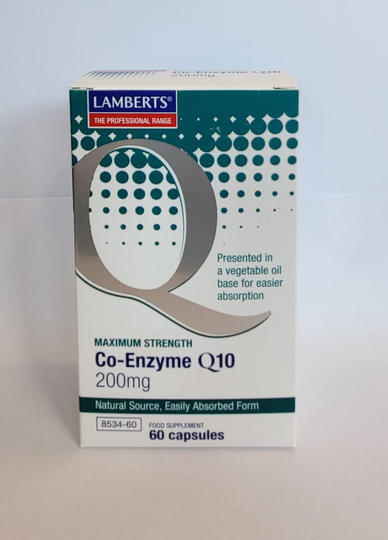 Lamberts max strength Co Q 10 200mg 60 capsules