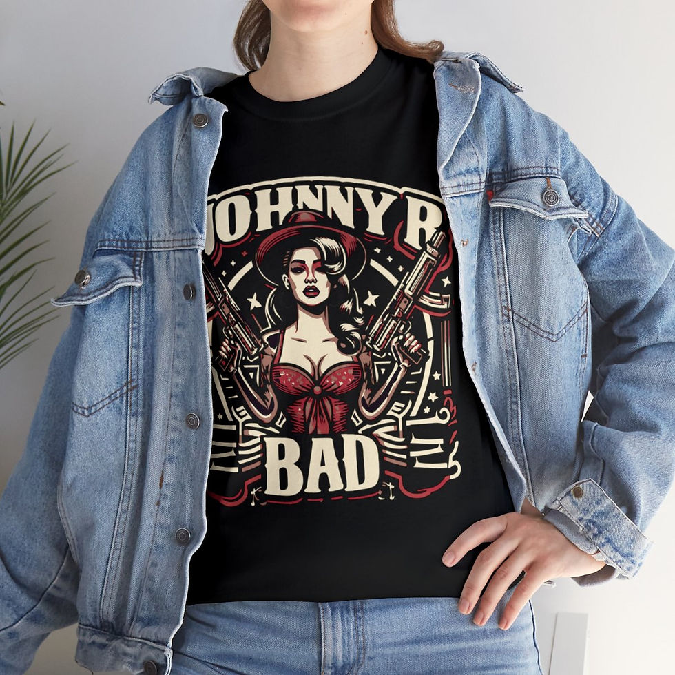 Thumbnail: Johnny B Bad Original 002Unisex Heavy Cotton Tee