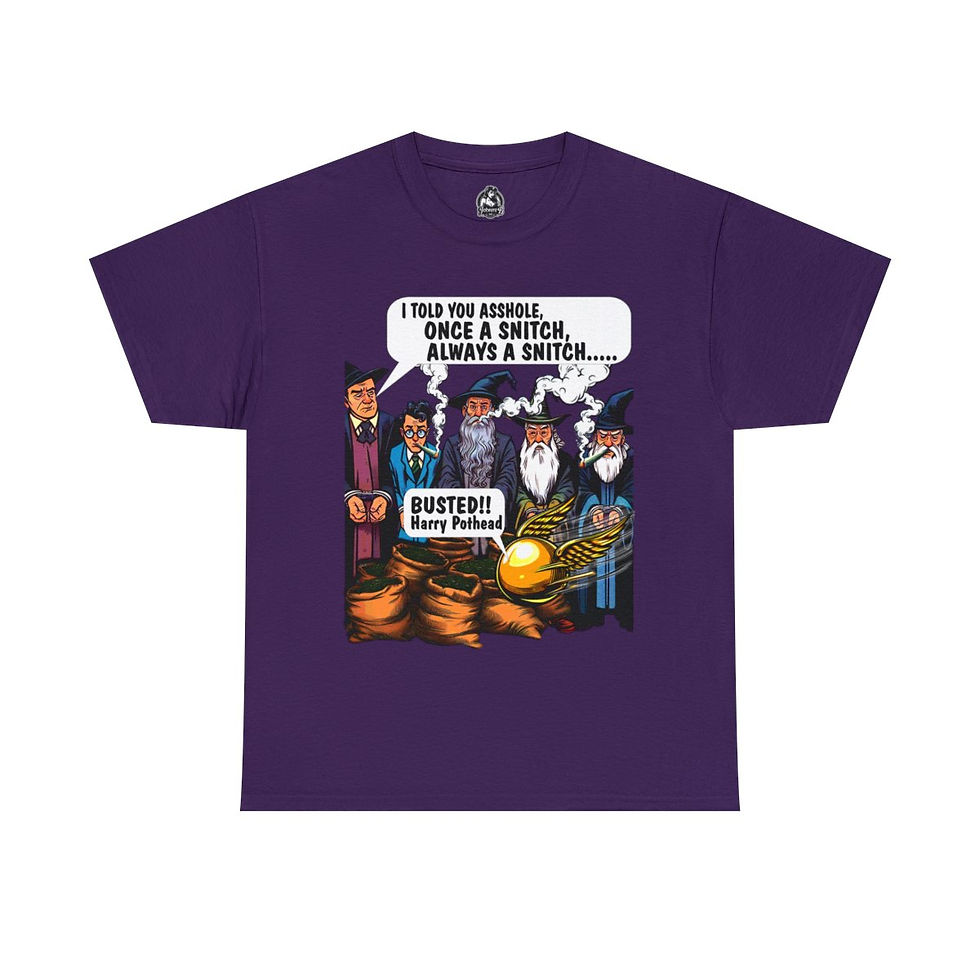 Thumbnail: Harry Pothead Unisex Heavy Cotton Tee