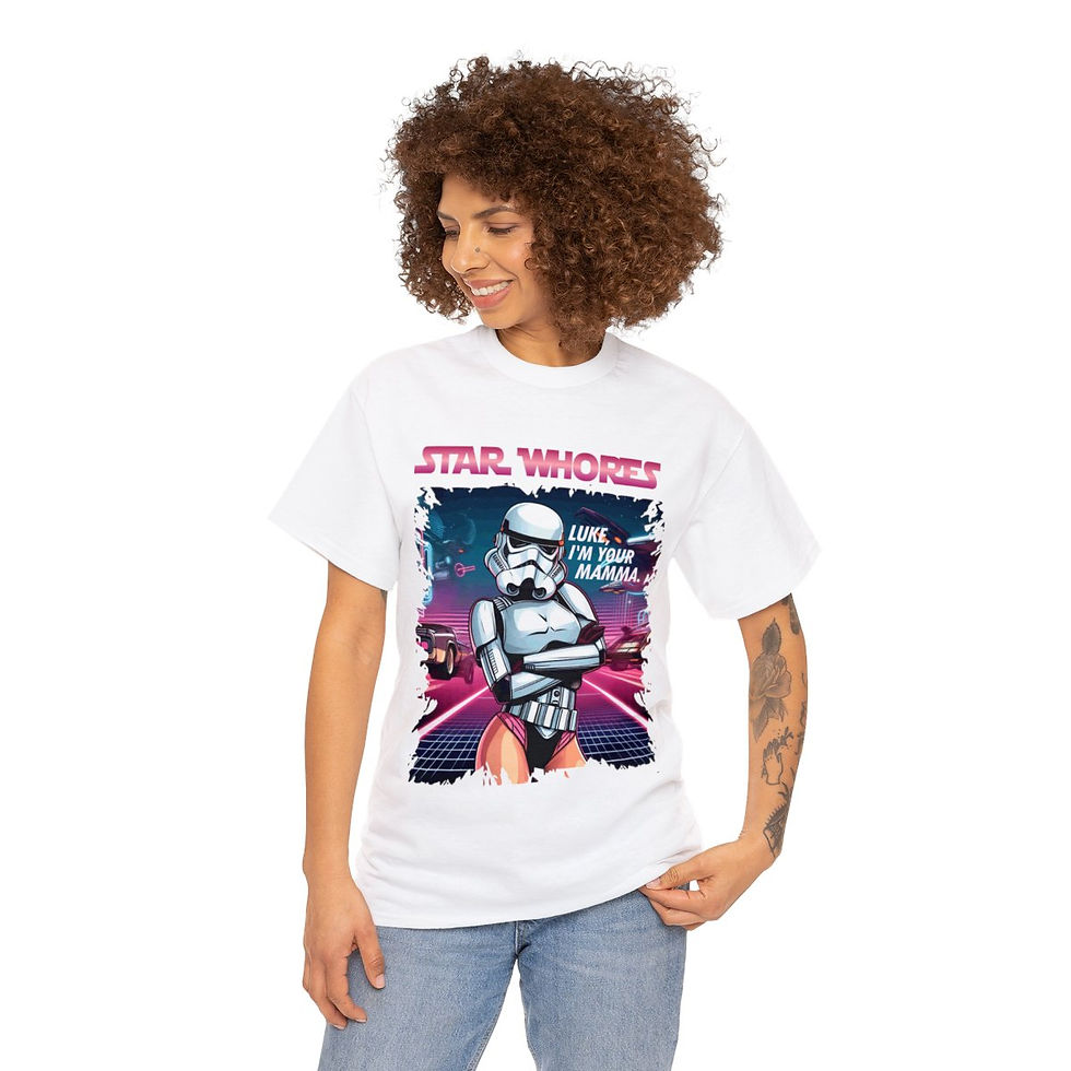 Thumbnail: Star Whores Unisex Heavy Cotton Tee