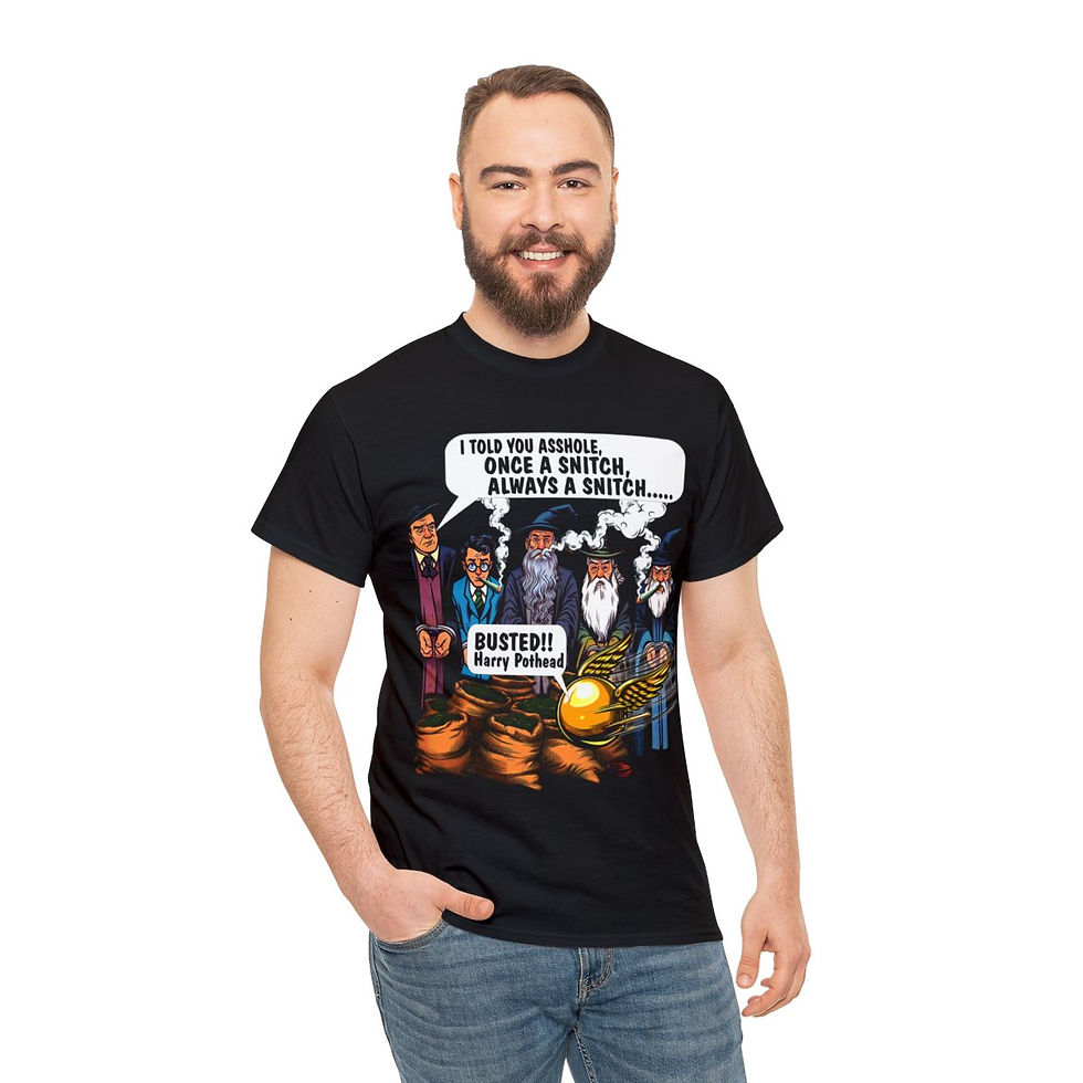 Thumbnail: Harry Pothead Unisex Heavy Cotton Tee