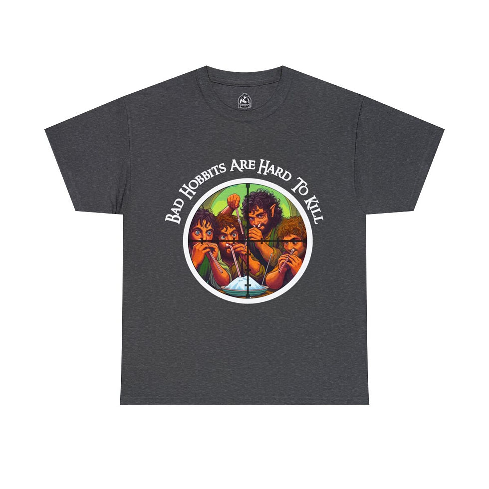 Thumbnail: Bad Hobbits Unisex Heavy Cotton Tee