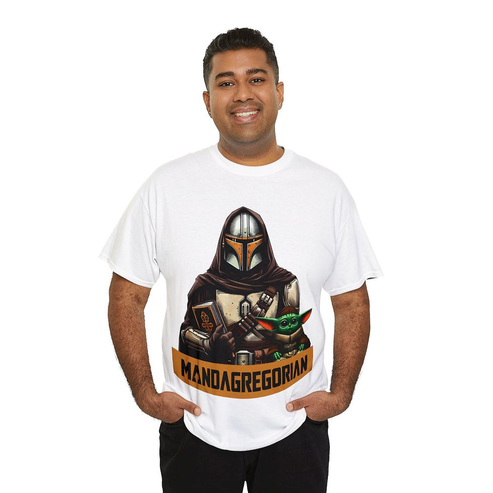 Thumbnail: Mandagregorian Unisex Heavy Cotton Tee