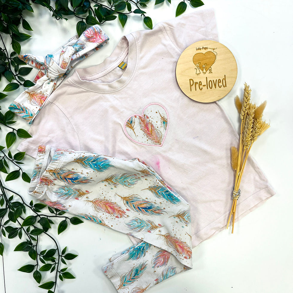 Thumbnail: 2-3y Feather Leggings Set